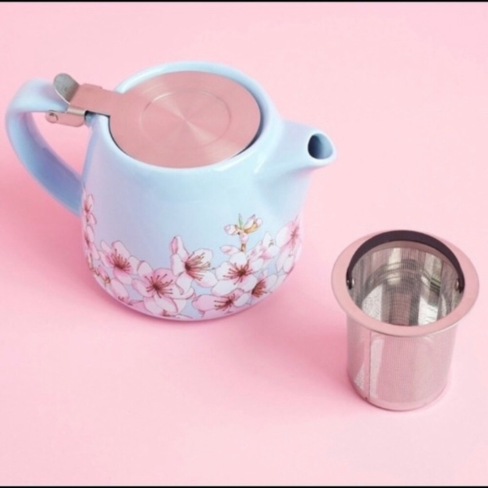 NWT Alfred Ceramic and Stainless Steel Teapot - Picture 6 of 7